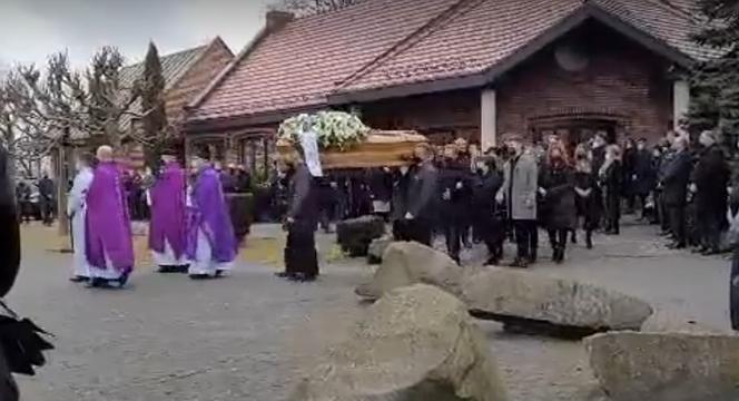 Pogrzeb milionera Karola Kani ze Śląska, który zginął  w katastrofie lotniczej w Pszczynie