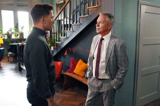 Barwy szczęścia odc. 3125.  Tomasz Kępski (Jakub Sokołowski), Henryk (Zbigniew Suszyński)