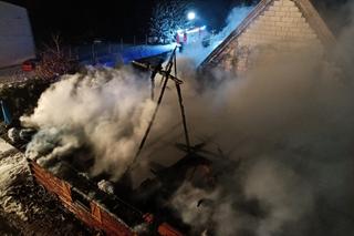 Pożar restauracji w Szczebrzeszynie