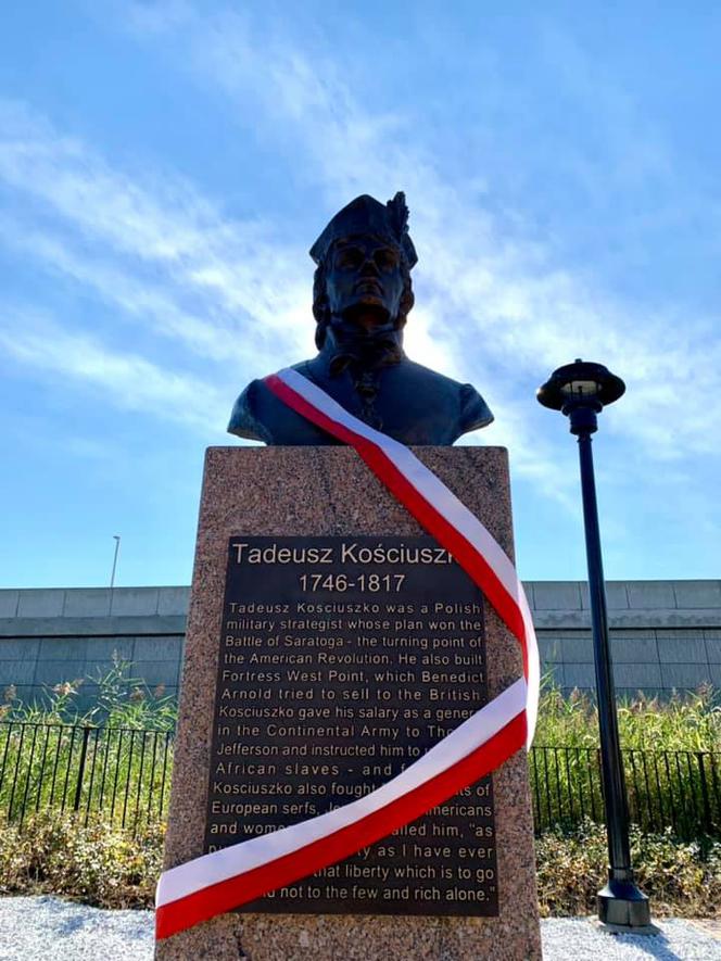 Tadeusz Kościuszko stanął na Greenpoincie