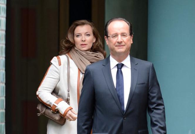 Francois Hollande - nowy prezydent Francji i jego partnerka, Valerie Trierweiler  