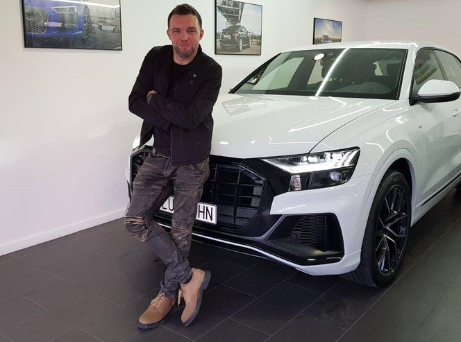 Marcin Wójcik i jego Audi Q8