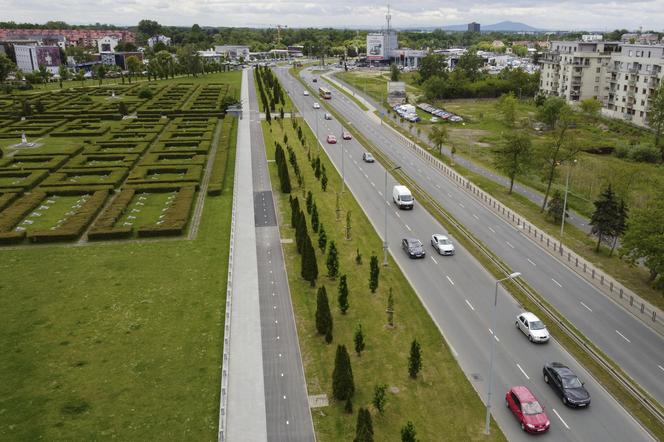 Nowa trasa rowerowa na al. Karkonoskiej we Wrocławiu