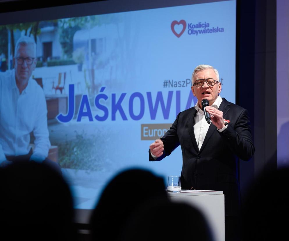 Jacek Jaśkowiak oficjalnie z poparciem KO. Konferencja prasowa KKW Koalicja Obywatelskiej