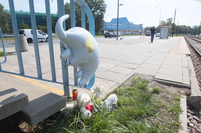 Czterolatek zginął ciągnięty przez tramwaj po torowisku. W miejscu tragedii wciąż płoną znicze