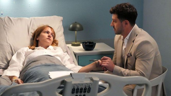 Barwy szczęścia, odcinek 3250: Justin (Jasper Sołtysiewicz), Ola (Michalina Robakiewicz)