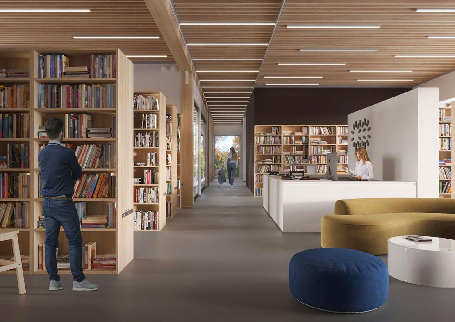 Biblioteka publiczna przy ul. Kłosowej w Choszczówce