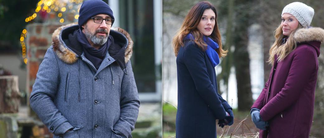 M jak miłość odc. 1364. Anna (Tamara Arciuch), Teresa (Joanna Sydor), Adam Werner (Jacek Kopczyński)