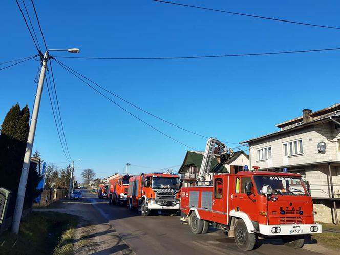 Pożar w Polanach. 