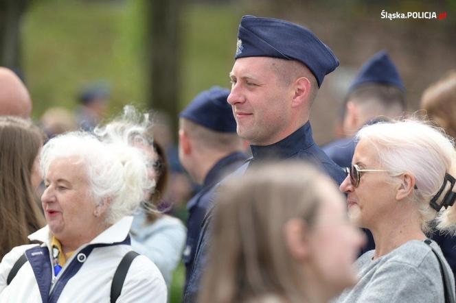 Uroczyste ślubowanie 69 nowych policjantów  w Oddziale Prewencji Policji w Katowicach