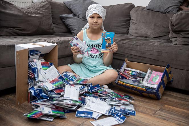Nadia Totoń zbiera zabawki dla chorych dzieci