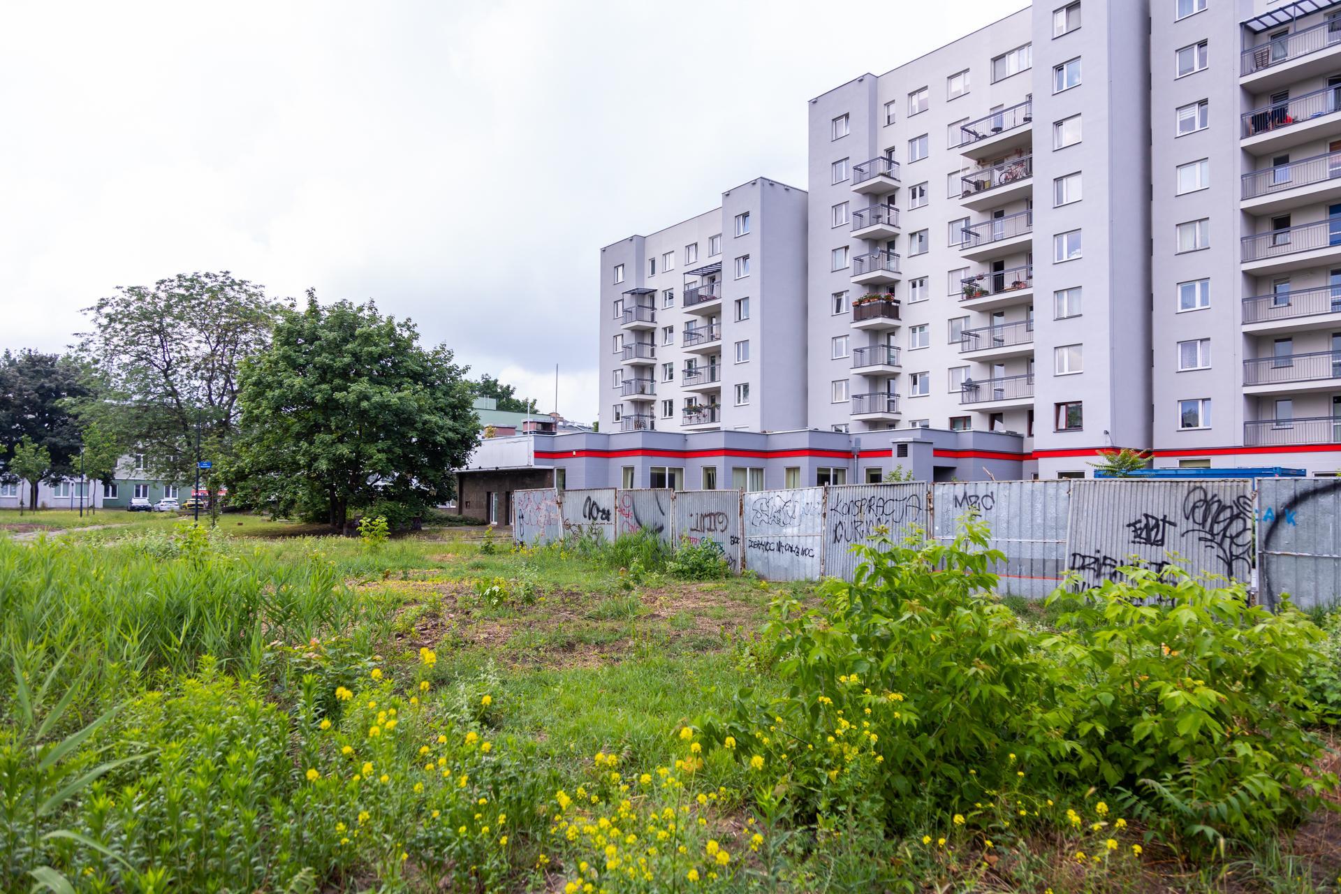 Miejsce po dawnym klubie Fugazi przy ul. Leszno 17 na Woli