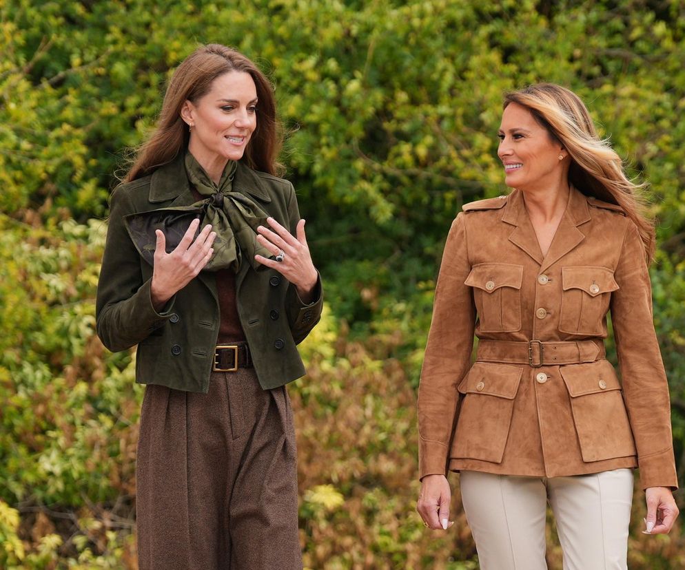 Pierwsza Dama USA w Windsorze spotkała się z królową Kamilą i księżną Kate