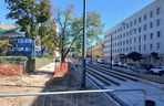 Budowa tramwaju na ul. Rakowieckiej w Warszawie