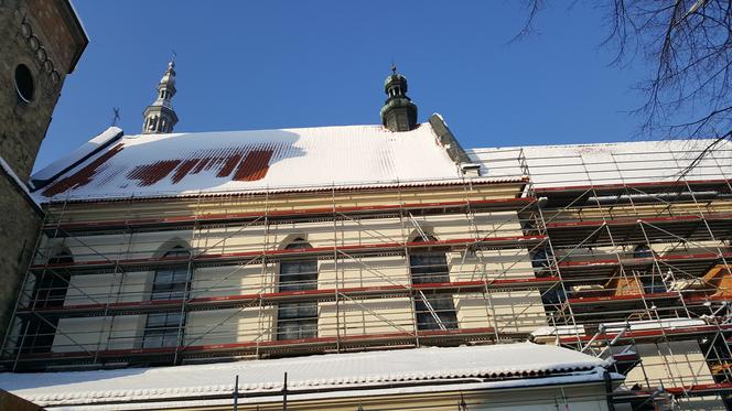 Trwa remont bazyliki świętej Małgorzaty w Nowym Saczu