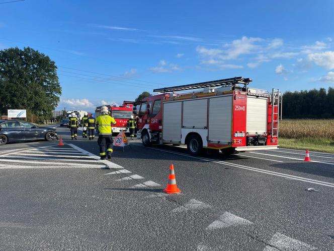 Wypadek na DK 10 w Makowiskach! Wśród rannych kobieta w zaawansowanej ciąży [ZDJĘCIA]