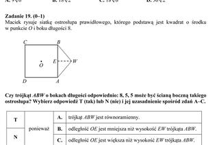 EGZAMIN GIMNAZJALNY 2014 MATEMATYKA ARKUSZE ODPOWIEDZI - OFICJALNE Z CKE