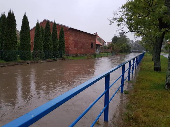 Wezbrane rzeki na Dolnym Śląsku