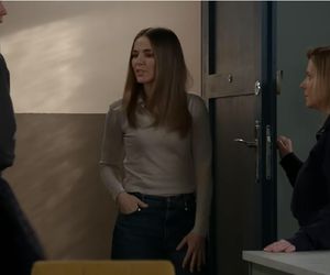 Pierwsza miłość odc. 4036. Marysia (Aneta Zając), Marta (Honorata Witańska), Piotrek Majczyk (Michał Mikołajczak)