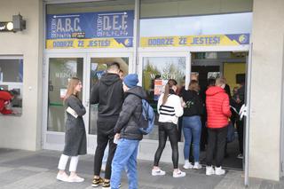 Kibice Industrii Kielce przed meczem z SC Magdeburg
