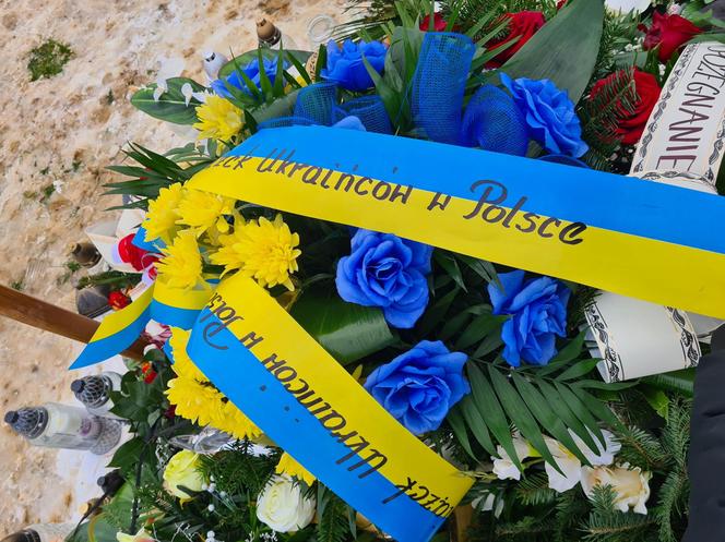 Grób żołnierza zabitego na Ukrainie