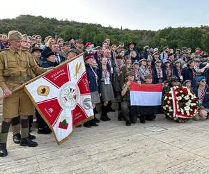 Delegacja województwa pod Monte Cassino. To było hołd złożony bohaterom