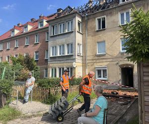 Pożar w kamienicy przy ul. Hallera. Mieszkańcy rozgoryczeni działaniami miasta