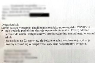 Matura 2020. Maile od szantażystow