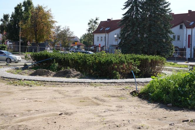 Centrum Węgorzewa przechodzi metamorfozę. Widać już efekty prac
