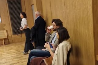 M jak miłość nowy sezon po wakacjach 2025. Kasia (Paulina Lasota), Mariusz (Mateusz Mosiewicz) na planie