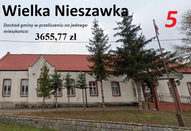 Tu na 1 mieszkańca przypada ponad od prawie 3 tys. do ponad 4,5 tys. zł