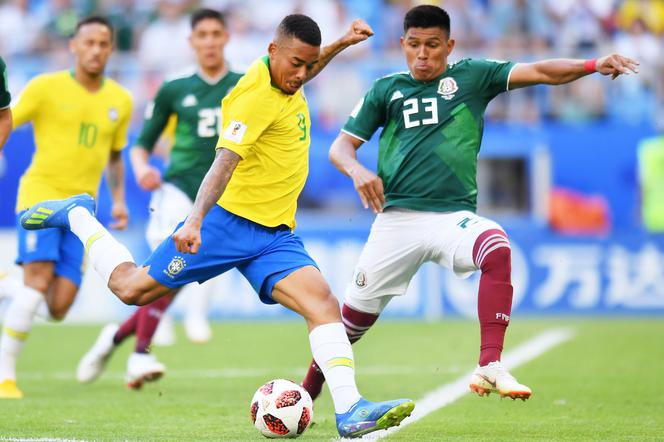 Gabriel Jesus (nr 9) strzelił dwa gole w ostatnim sprawdzianie Brazylii przed Copa America (7:0) z Hondurasem.