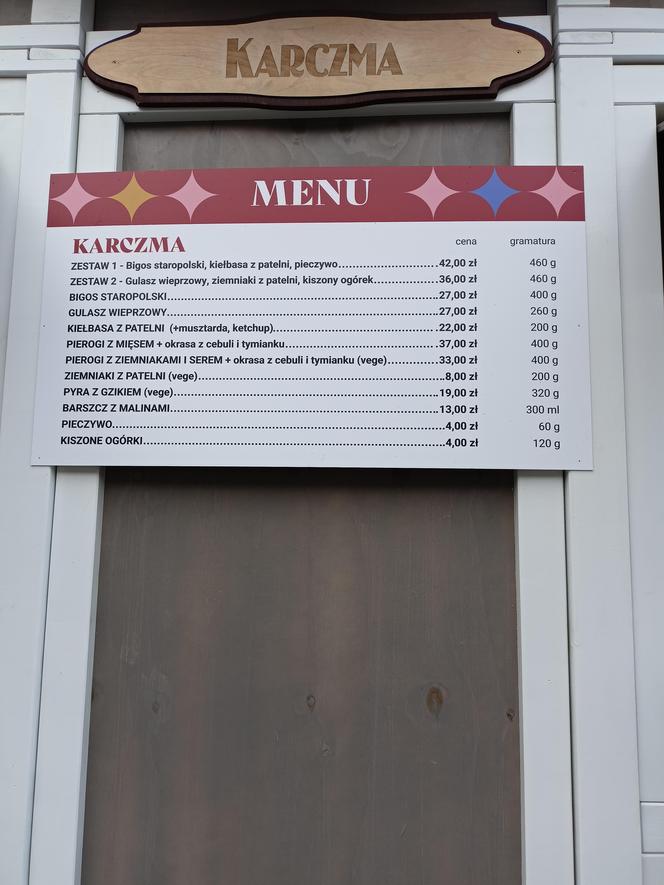 Ceny jedzenia i atrakcji na poznańskich jarmarkach