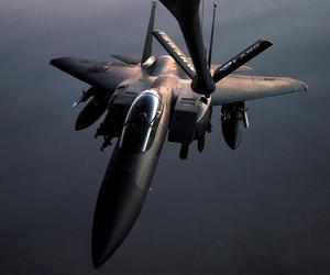 Tankowanie F-15E Strike Eagle w locie