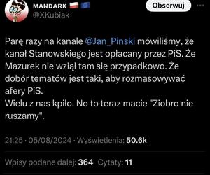 Krzysztof Stanowski srogo zakpił ze Zbigniewa Stonogi. Komentarze z Portalu X