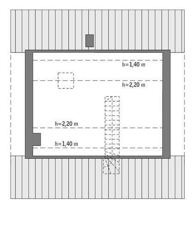 Projekt domu C333f Miarodajny - wariant VI