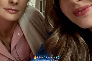 M jak miłość na planie nowego sezonu po wakacjach 2023. Anita (Melania Grzesiewicz), Weronika (Ewelina Kudeń-Nowosielska)