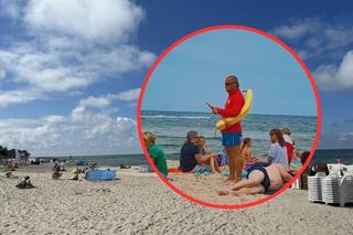 Kłótnia ratownika z rodzicami na plaży. Nic nie robicie