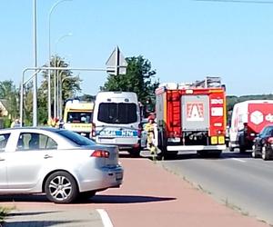 Żelków Kolonia: Zderzenie osobówek w pobliżu szkoły