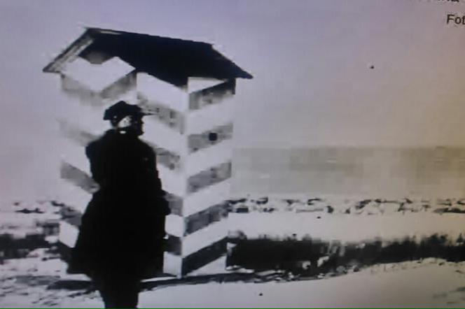 Wierna replika budki wartowniczej na Westerplatte