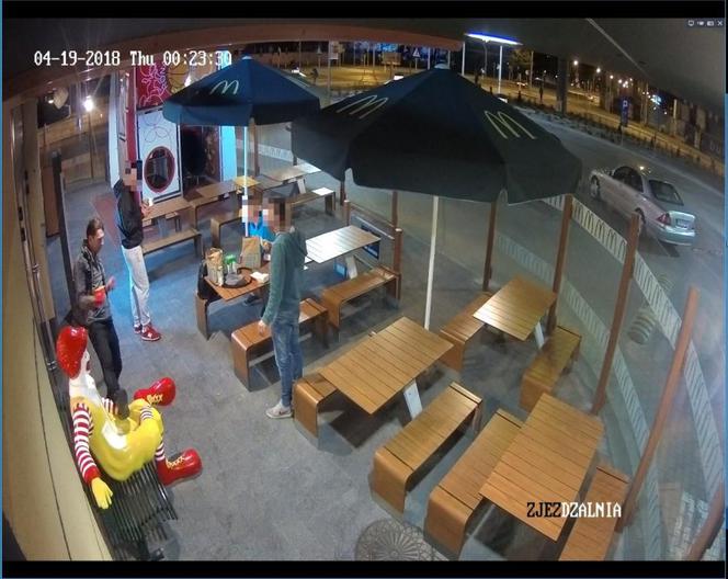 Uszkodził clowna przy McDonald's w Rzeszowie. Szuka go policja
