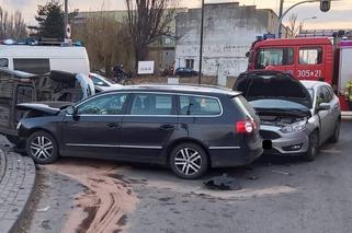 ŁÓDŹ. Wypadek na skrzyżowaniu Tatrzańskiej i Przybyszewskiego. Wyglądało STRASZNIE!