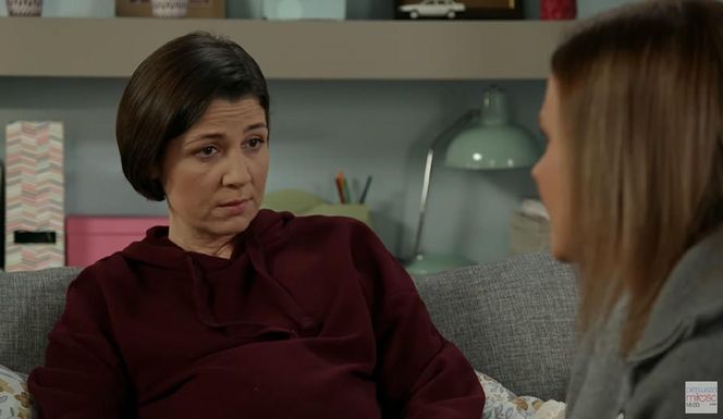 Pierwsza miłość odc. 4031. Kinga (Aleksandra Zienkiewicz), Marysia (Aneta Zając)