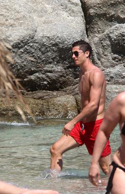 Robert Lewandowski, Anna Lewandowska, wakacje, Mykonos, Grecja