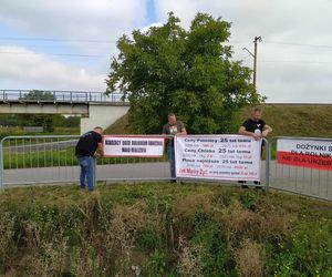 Protest rolników w Medyce