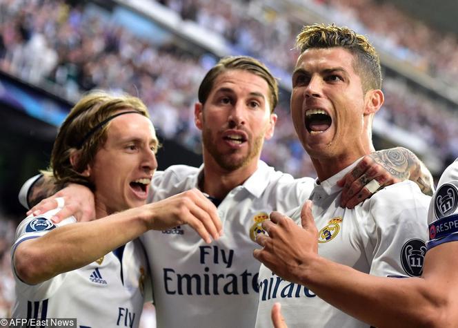 Luka Modrić, Sergio Ramos, Cristiano Ronaldo, Real Madryt