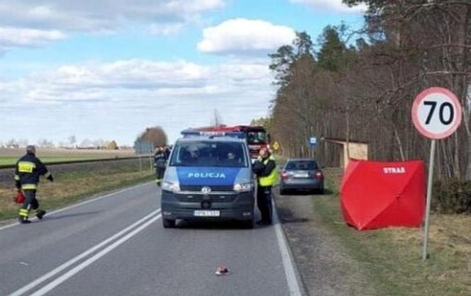 Koszmarny wypadek w Żabnie pod Chojnicami. Osobówka zmiotła z pasów 12-letnią dziewczynkę