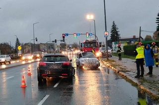 Wypadek na ul. Krakowskiej w Tarnowie