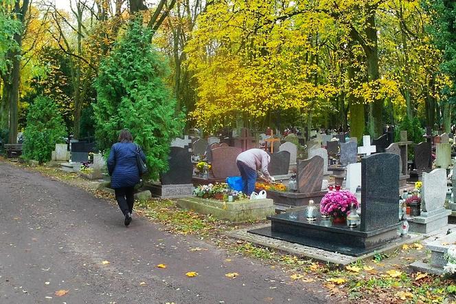 Wzmożony ruch na Cmentarzu Centralnym w Szczecinie