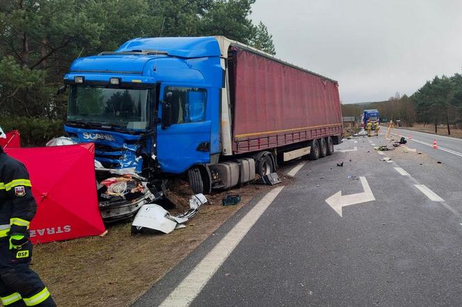 Tragiczny wypadek w miejscowości Przyłubie pod Bydgoszczą. Zdjęcia z miejsca zdarzenia